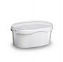 Verzegelbaar TP beker - pot - bak 146 x 95 x 74 mm. en inhoud 500 ml. - Joop Voet Verpakkingen